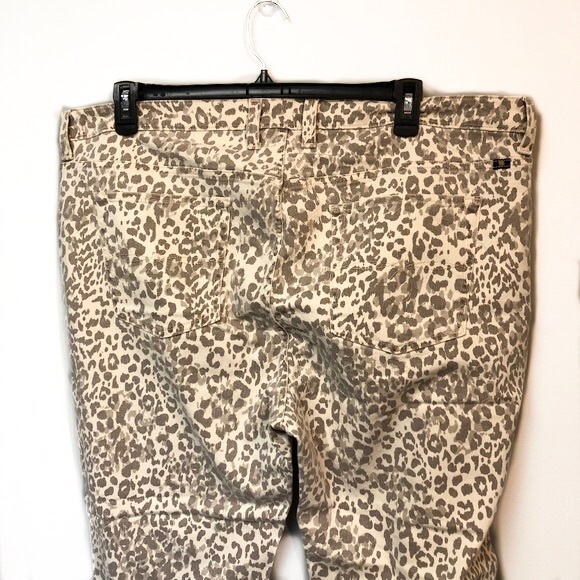 NWT Lucky Brand Ginger Leopard Jeans Plus Size - Picture 5 of 6